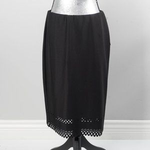 NWT Laser cut Jules & Leopold pull on skirt- large